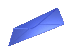Blue Glass Tumbling Envelope